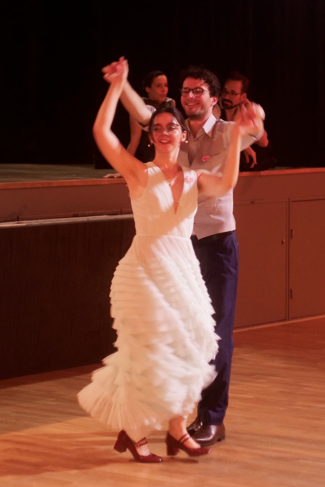 Envol de tulle blanc